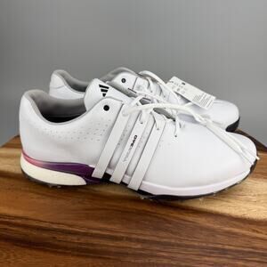 Adidas Men's Size 15 Tour 360 24 Boost Golf Shoes Cloud White Shadow Fig IE3366
